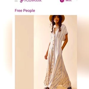 Brand new Free People Rowan Maxi Dress